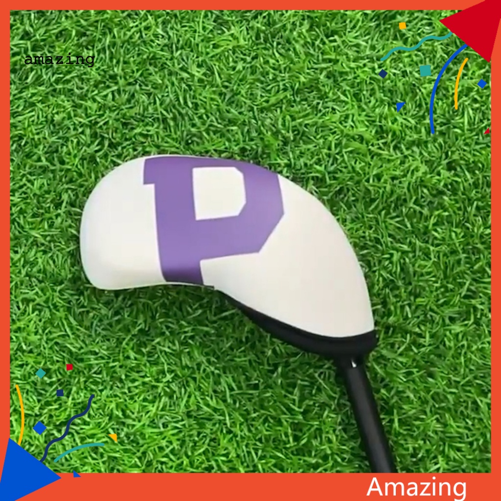 Set 10 Vỏ Bọc Gậy Đánh Golf Chống Rung Chống Trầy Xước