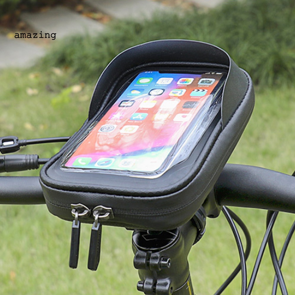 Túi Đựng Điện Thoại Chống Thấm Nước Có Thể Điều Chỉnh Màn Hình Cảm Ứng Dành Cho Xe Đạp
