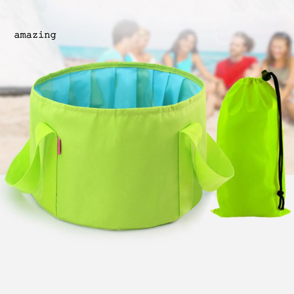 Xô Đựng Nước Có Thể Gấp Gọn Tiện Dụng Khi Đi Du Lịch