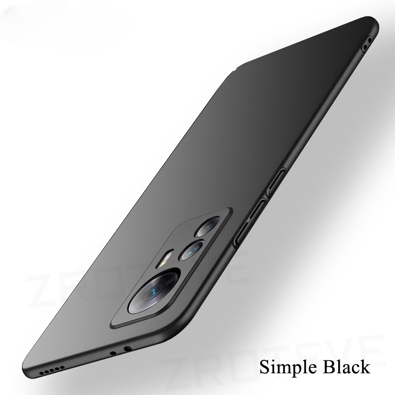 Ốp Điện Thoại Nhựa Cứng Siêu Mỏng Màu Nhám Cho Xiaomi 12T Pro