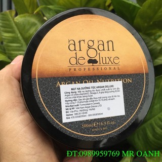 Mặt nạ ủ phục hồi làm mềm mượt tóc Argan Deluxe Oil Nutrition Infusing Mask 500ml