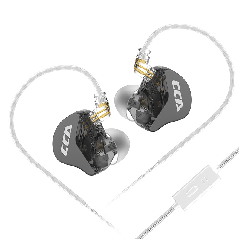 Tai Nghe Nhét Tai CCA CRA HiFi Có Dây Bằng Kim Loại Phong Cách Thể Thao Chất Lượng Cao