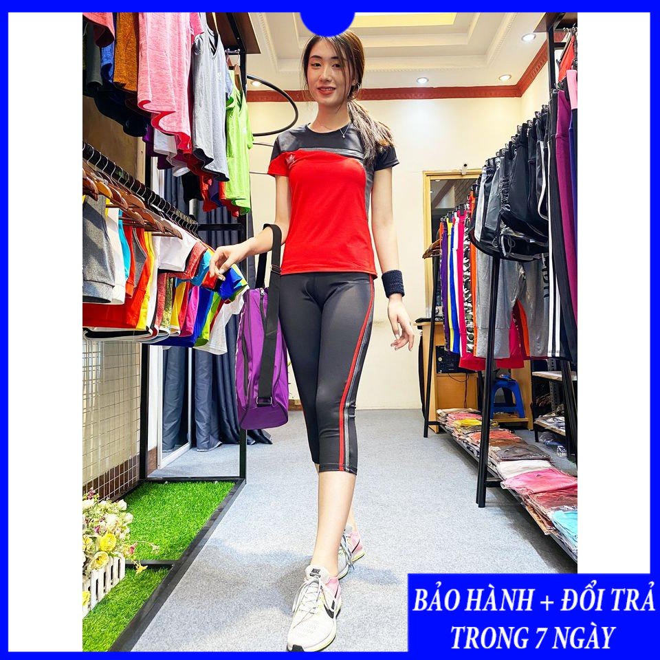 Shop bán bộ trang phục đồ thể thao hàng hiệu vnxk tập thể dục thẩm mỹ big size cho nữ người béo giá rẻ
