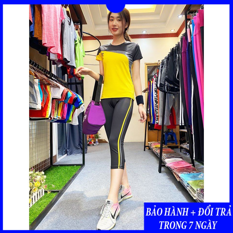 Shop bán trang phục bộ quần áo tập gym yoga zumba hàng vnxk mùa hè dành cho nữ đẹp giá rẻ . KhoDoTheDucNu