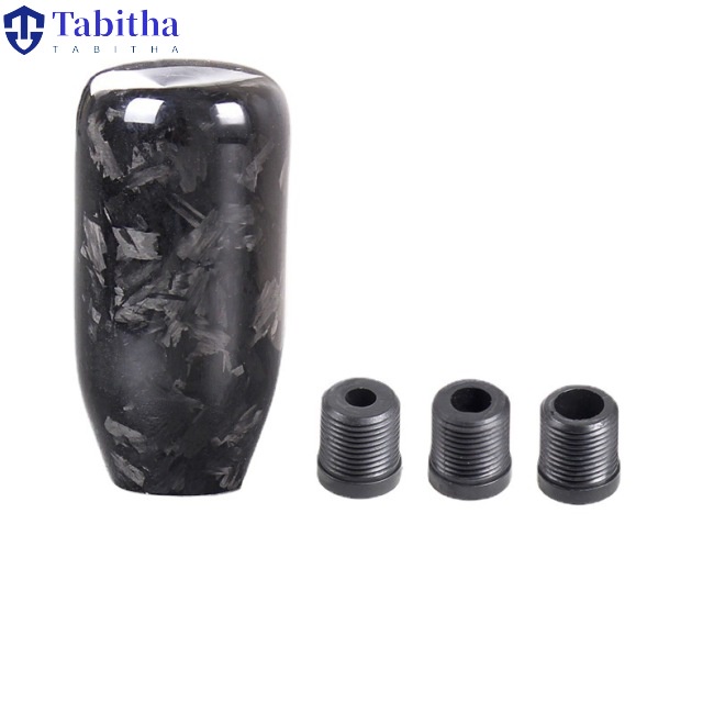 Núm Gạt Cần Số Xe Hơi Kèm 3 Bộ Điều Hợp Bằng Sợi Carbon