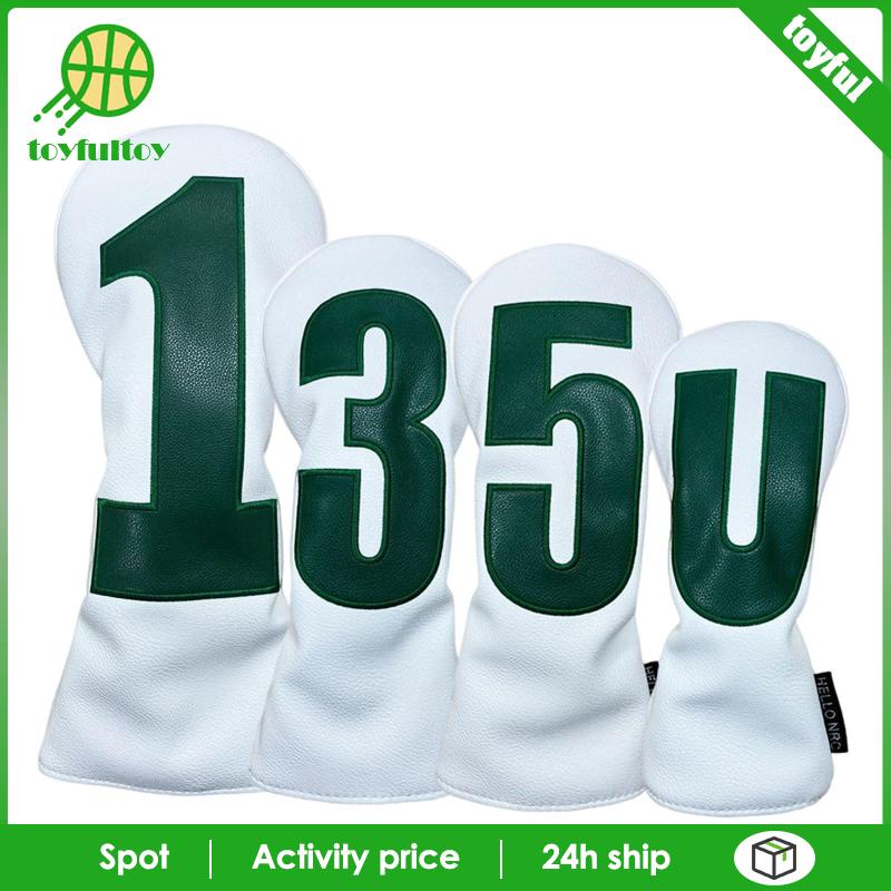 Set 4 Vỏ Bọc Đầu Gậy Đánh Golf Cho Nam Nữ