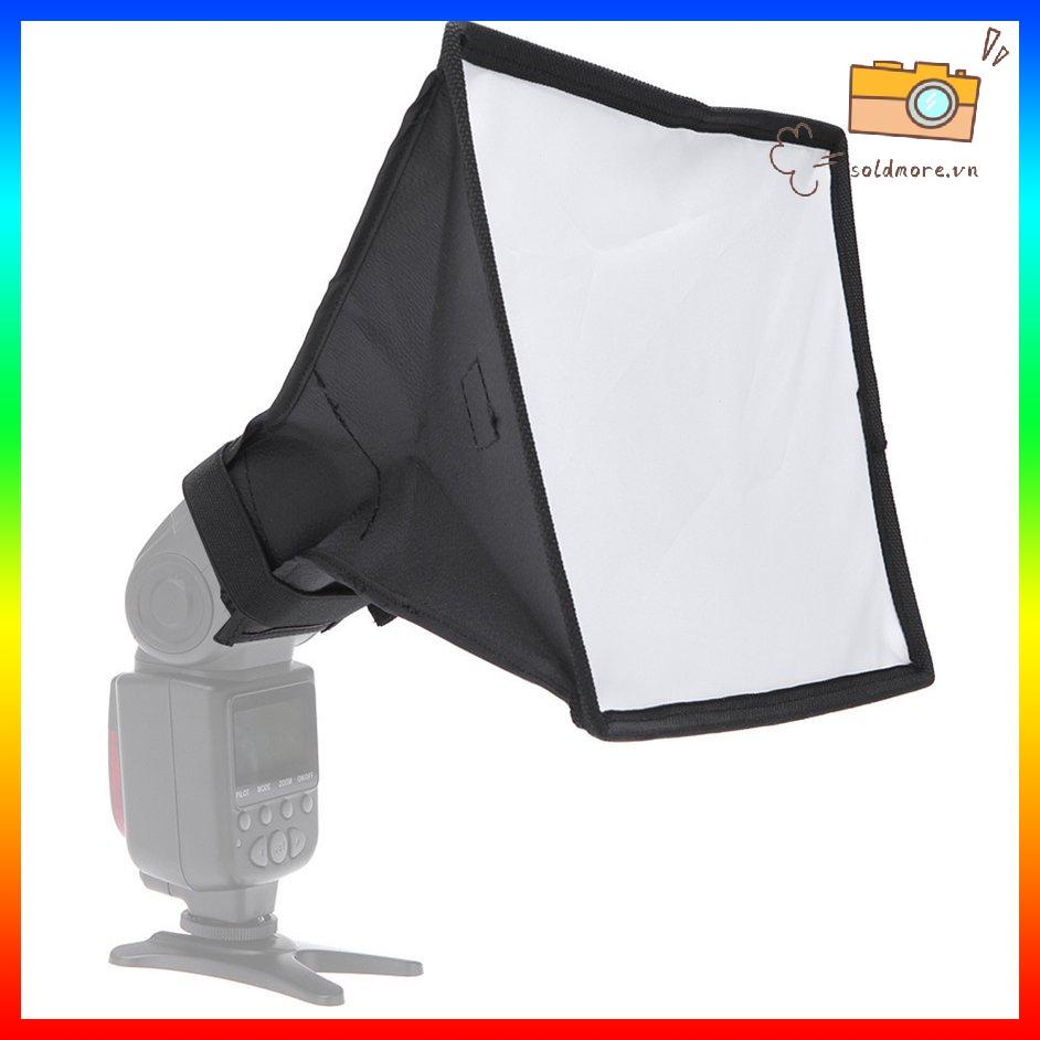 Hộp mềm khuếch tán 20 x 30cm Hộp mềm khuếch tán ánh sáng đèn flash có thể gập lại đa năng