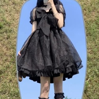 váy babydoll Đầm Tay Ngắn Phong Cách Lolita Thời Trang Mùa Hè 2023