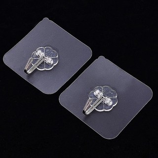 Waterproof Transparent Seamless Hook Strong Adhesive Nail-free Hook QFT232