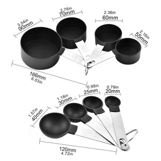 Handle Measuring Cup Plastic Measuring Cup Spoon Baking Flour Measuring Cups