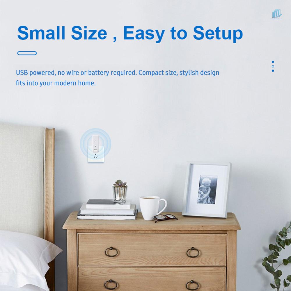 Bộ Chia Cổng USB Thông Minh 180 Độ Điều Khiển Bằng Giọng Nói Tiện Dụng