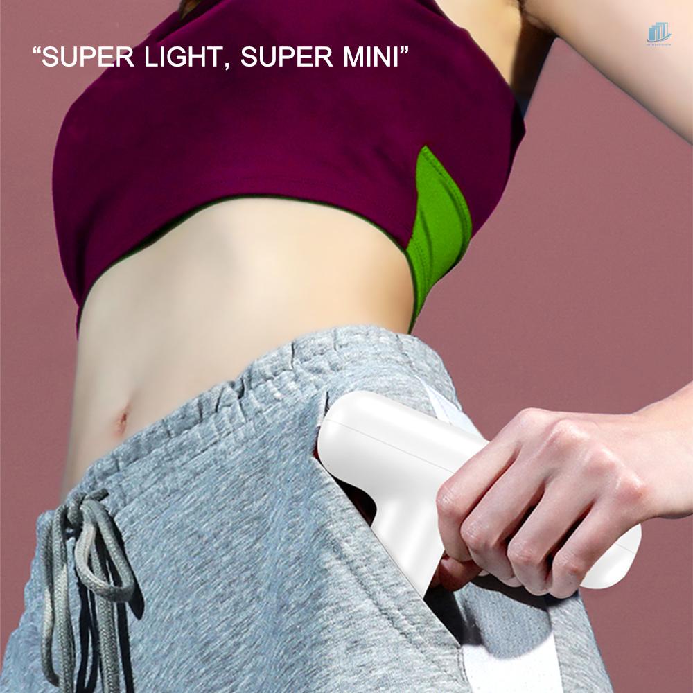 Súng Mát Xa Điện Tử Mini smartwatchinone 4 Đầu 4 Mức Tốc Độ 2000mAh Có Thể Sạc Lại