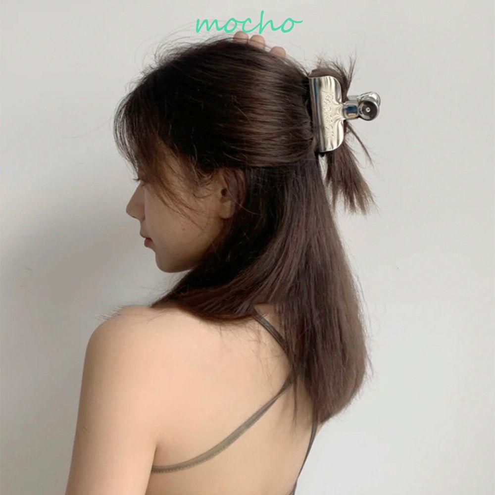 Kẹp Tóc Kim Loại Thiết Kế Đơn Giản Ngọt Ngào Cho Nữ