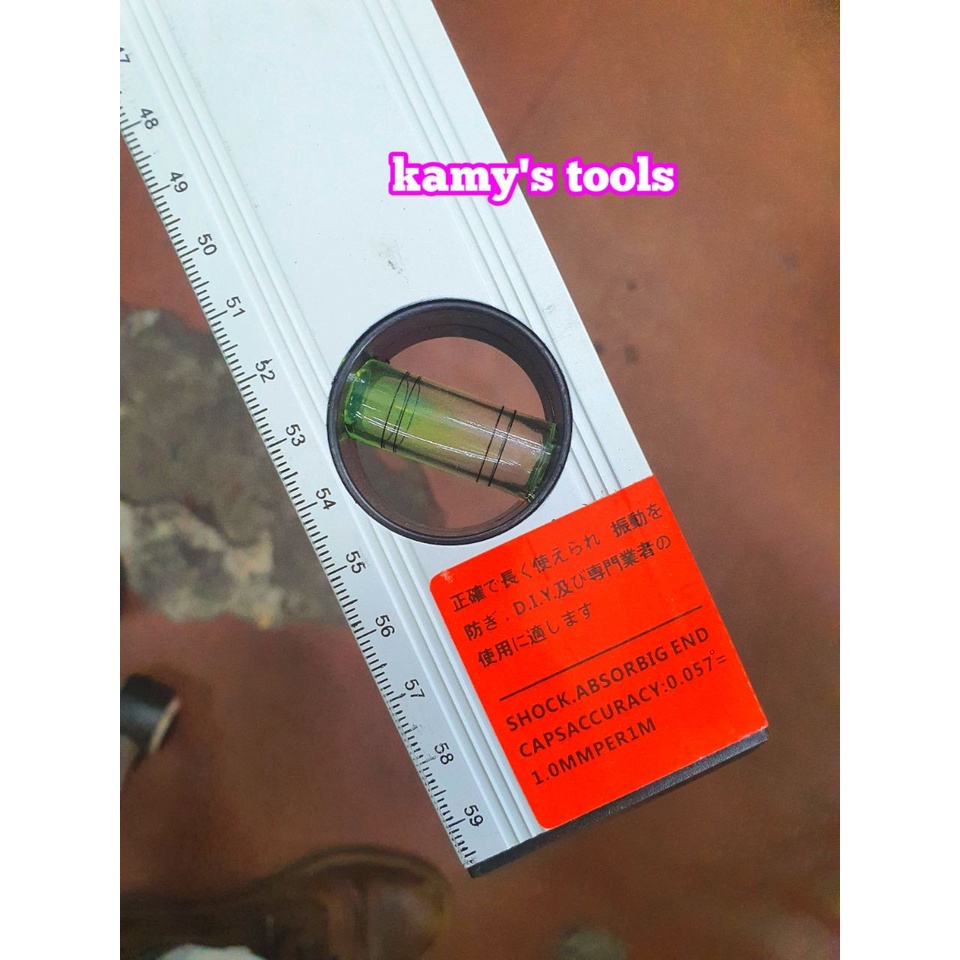 Thước thủy thước cân nước có nam châm từ tính LS+ dài 30cm 40cm 50cm 60cm 80cm 100cm