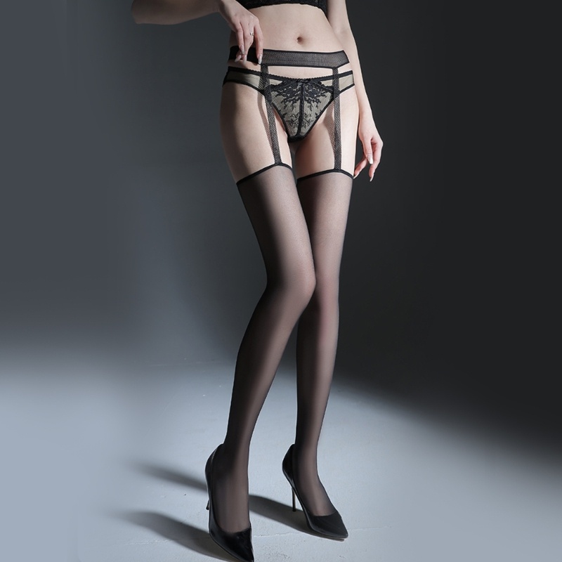 Quần Tất Lưới Không Trượt Phối Màu Tương Phản Gợi Cảm Cho Nữ