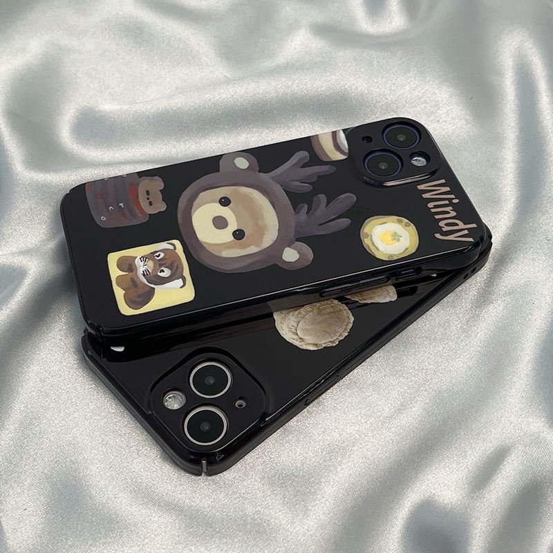 Ốp Điện Thoại Cứng In Hình Hổ Dễ Thương Cho iPhone 7 14Pro 13 Xr 11 xs 8 12