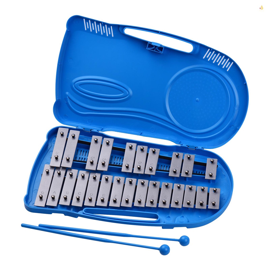 Đàn Glockenspiel Xylophone 25 Nốt Chuyên Nghiệp Kèm 2 Trụ Nhựa Dành Cho Bé