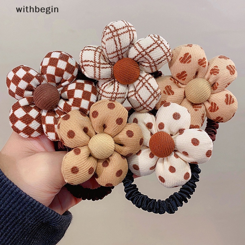 1 Dây Cột Tóc Hoa Hướng Dương Dễ Thương Cho Bé Gái