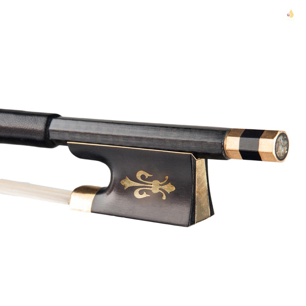 Gậy Đàn Violin 4 / 4 Bằng Sợi Carbon Lông Đuôi Ngựa Có Độ Cân Bằng Tốt