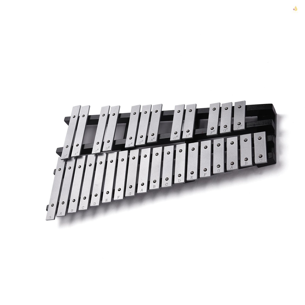 Bộ Nhạc Cụ Glockenspiel Xylophone 30 Note Khung Nhôm Gấp Gọn Được Kèm Túi Đựng