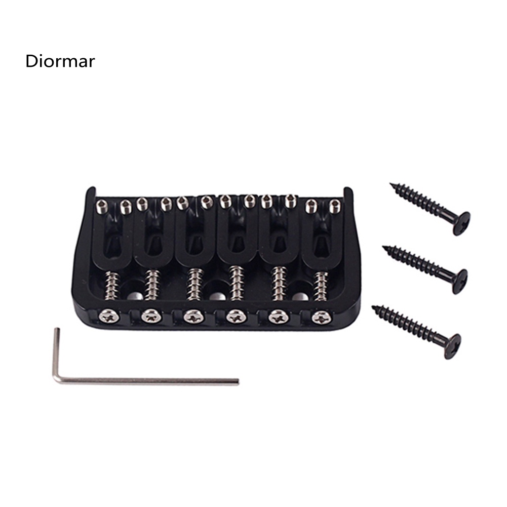 Cầu Đàn 6 Dây Di Động Bền Bỉ DIO GA890 6 Dây Màu Đen Cho Guitar Điện