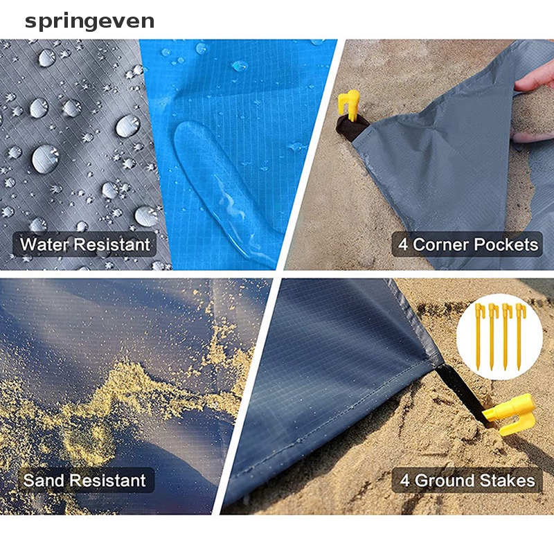 Thảm Dã Ngoại Chống Thấm Nước 2x2.1m Gọn Nhẹ Có Thể Gấp Gọn Tiện Dụng