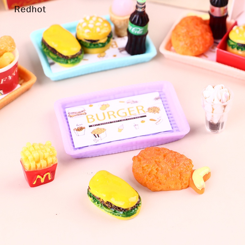 Xô Đựng Khoai Tây Chiên / Burger Mini Bo11 Cho Nhà Búp Bê