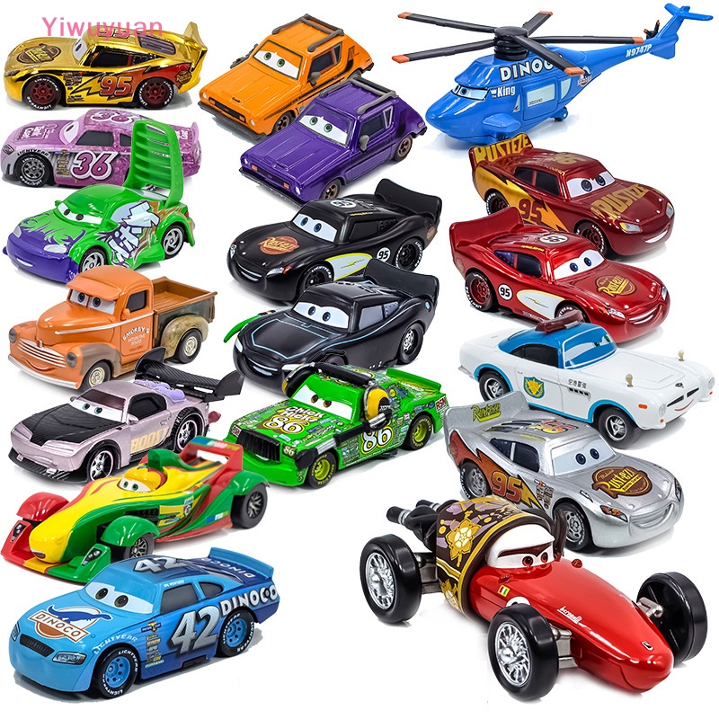 DISNEY < Yiwuyuan > Mô Hình Xe Hơi Pixar Cars 3 Lightning Mc Queen Mater Fabulous Hudson Diecast Bằng Hợp Kim Cho Bé Trai Mới