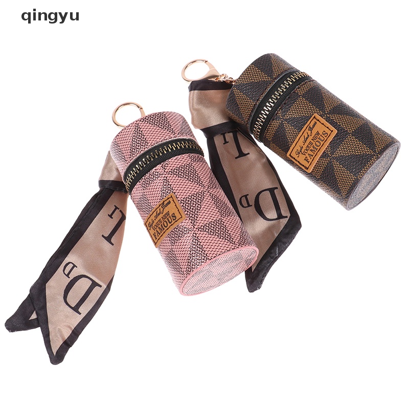 Móc Khóa Da Hình Xô Đựng Son Môi / Túi Xách Độc Đáo