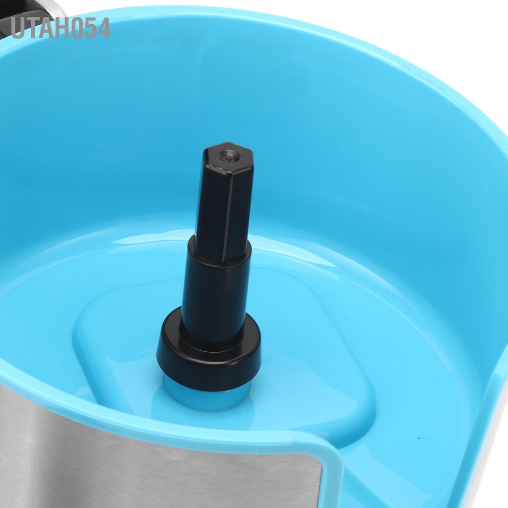 Utah054 Điện Máy Ép Êm 400W Thép Không Gỉ Tự Động Cam Vắt Có Nắp Nón Cho Chanh Phích Cắm Châu Âu 220V