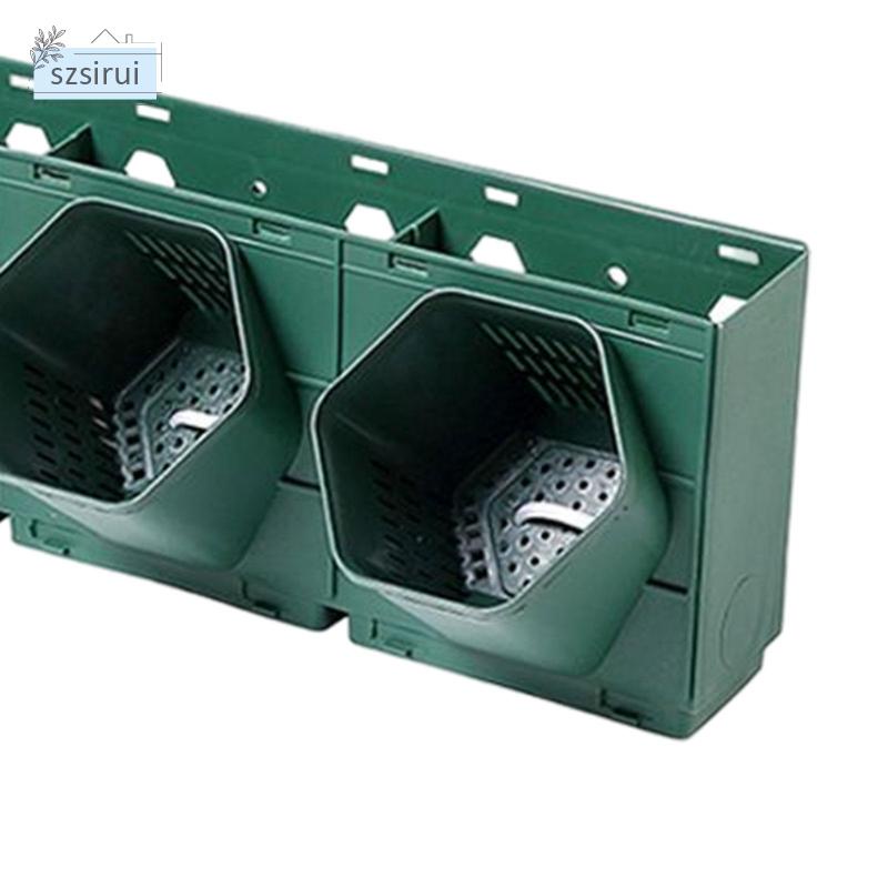 Chậu Trồng Cây Treo Tường Dạng Đứng Trang Trí Sân Vườn