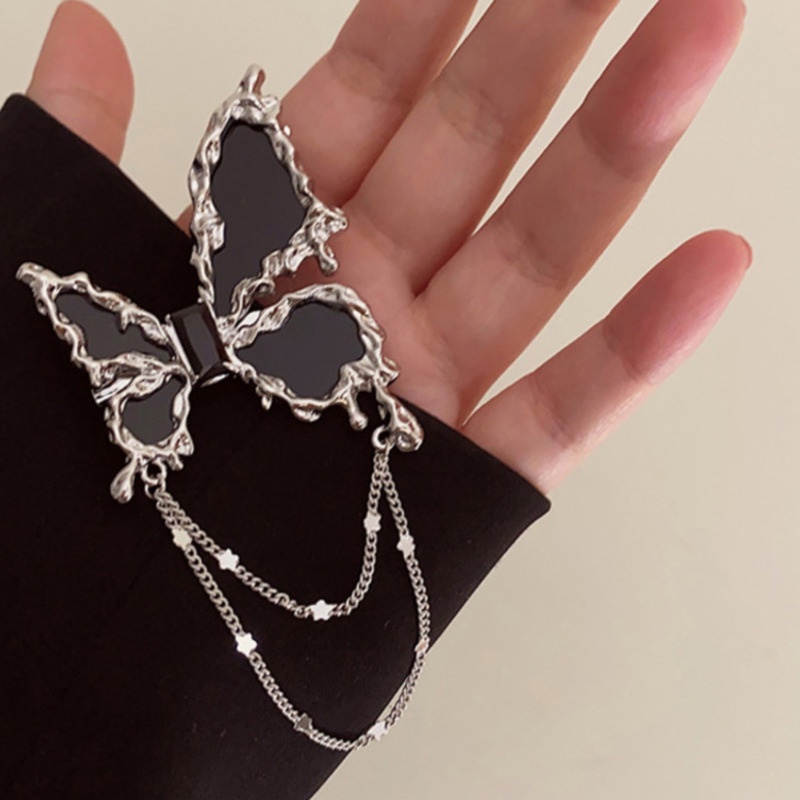 Trâm Cài Áo Hình Bướm Phong Cách retro Hàn Quốc Cao Cấp Thời Trang Thường Ngày Và Cá Tính Dành Cho Nữ niche