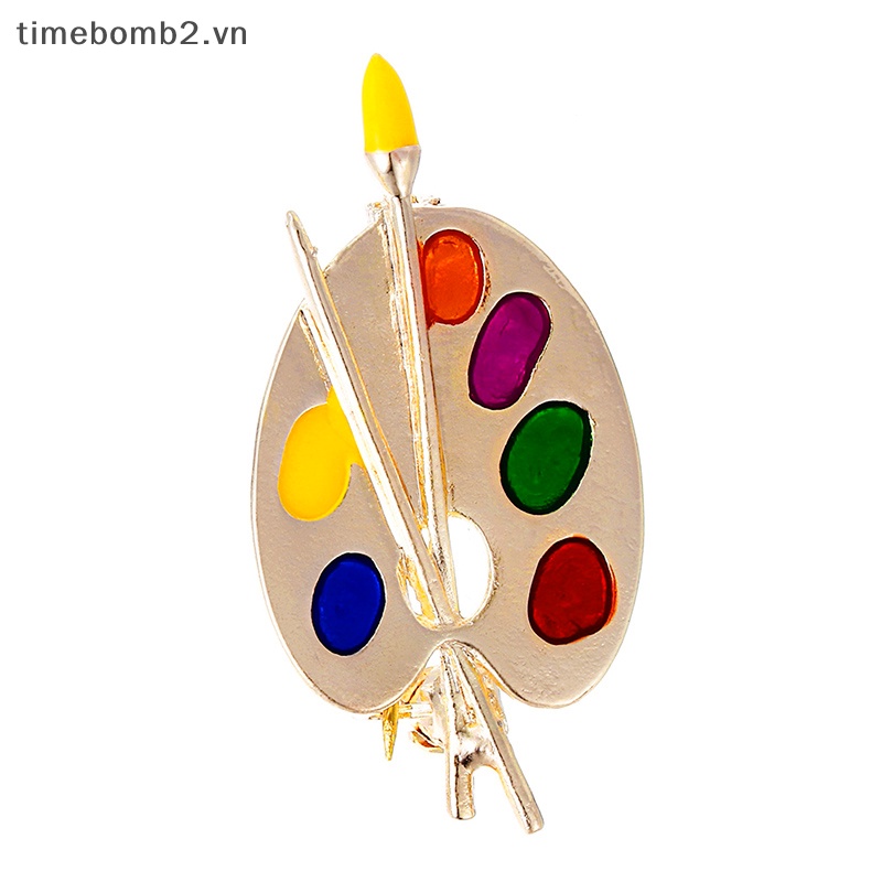 {Timebomb} Ghim Cài Áo Thời Trang Nhiều Màu Sắc Tráng Men Dành Cho Nữ