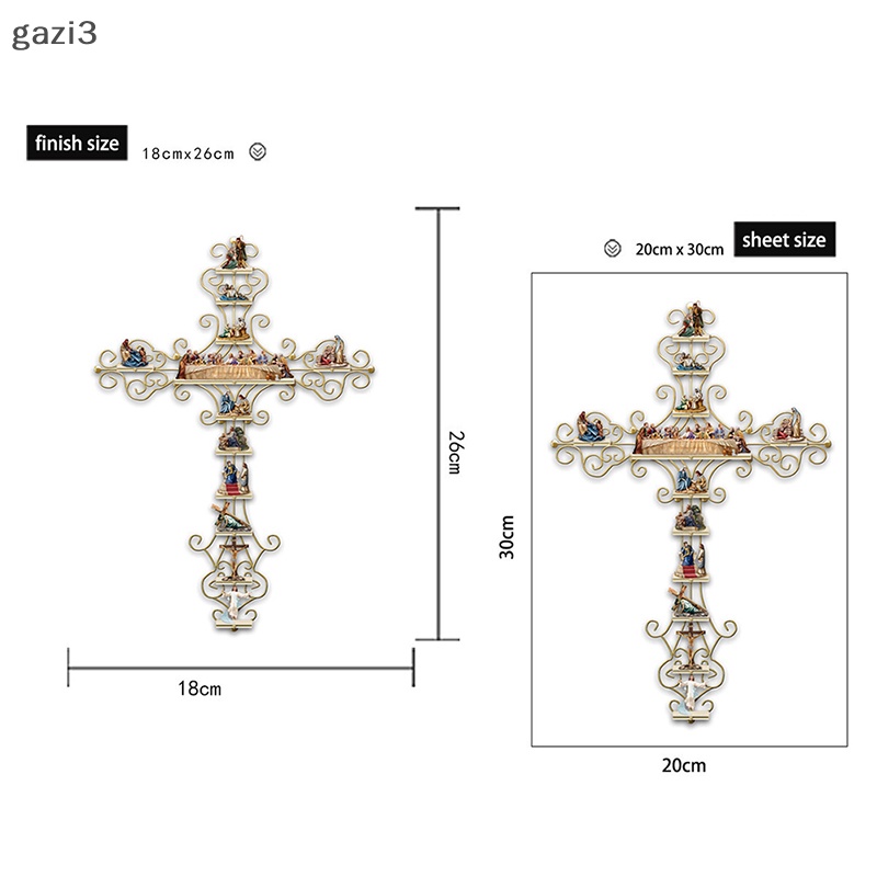 [Gazi] Decal dán tường Trang Trí Nội Thất Chủ Đề Kinh Thánh