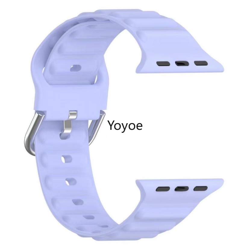 Dây Đeo Đồng Hồ Bằng Silicone Kích Thước 44mm 40mm 45mm 41mm 49mm 42mm 38mm Cho iwatch Series 7 Se 3 4 5 6 8 Ultra