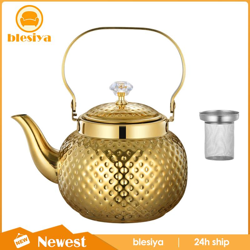 Ấm Trà Bằng Thép Không Gỉ Kèm Ấm Trà Tiện Dụng Cho Nhà Bếp Khách Sạn