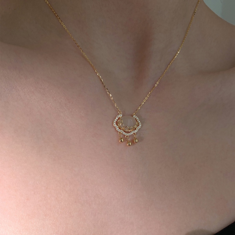 Vòng cổ Mặt Hình Đám Mây Thiết Kế Sang Trọng Cổ Điển