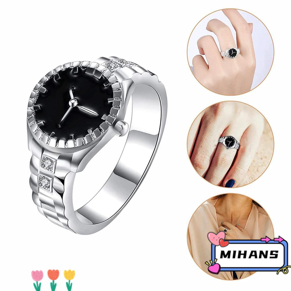 Nhẫn Đeo Ngón Tay MIH|Hoa Hồng Giả Trang Trí|Đồng Hồ Thiết Kế Mới Nhất