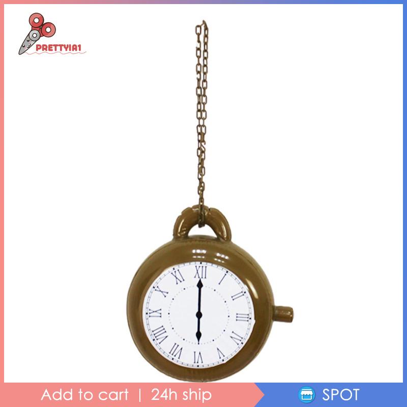 Đồng Hồ Bơm Hơi Prettyia1] Đồ Chơi Đồng Hồ Treo Tường Trang Trí Trong Nhà Và Ngoài Trời