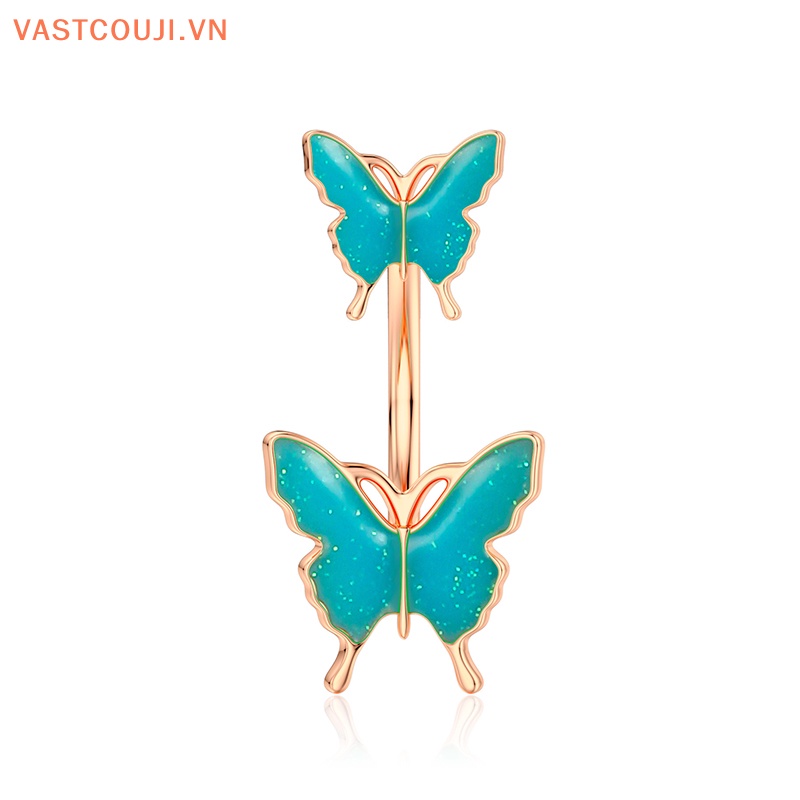 Khuyên Rốn Hình Bướm Bằng Thép Không Gỉ Thời Trang Cho Nữ