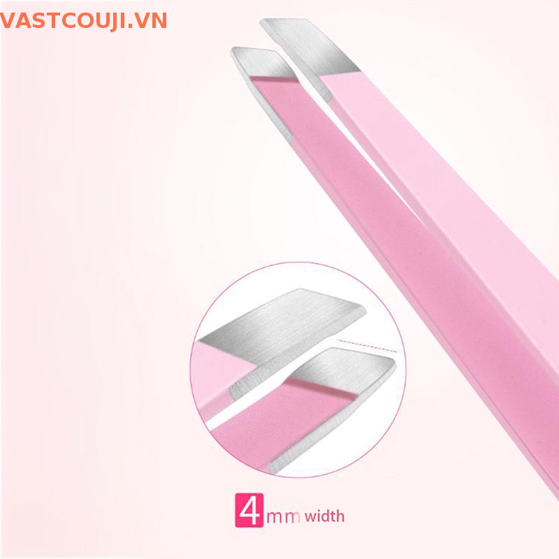 Nhíp Nhổ Lông Mày Bằng Thép Không Gỉ 3 Trong 1 Tiện Dụng