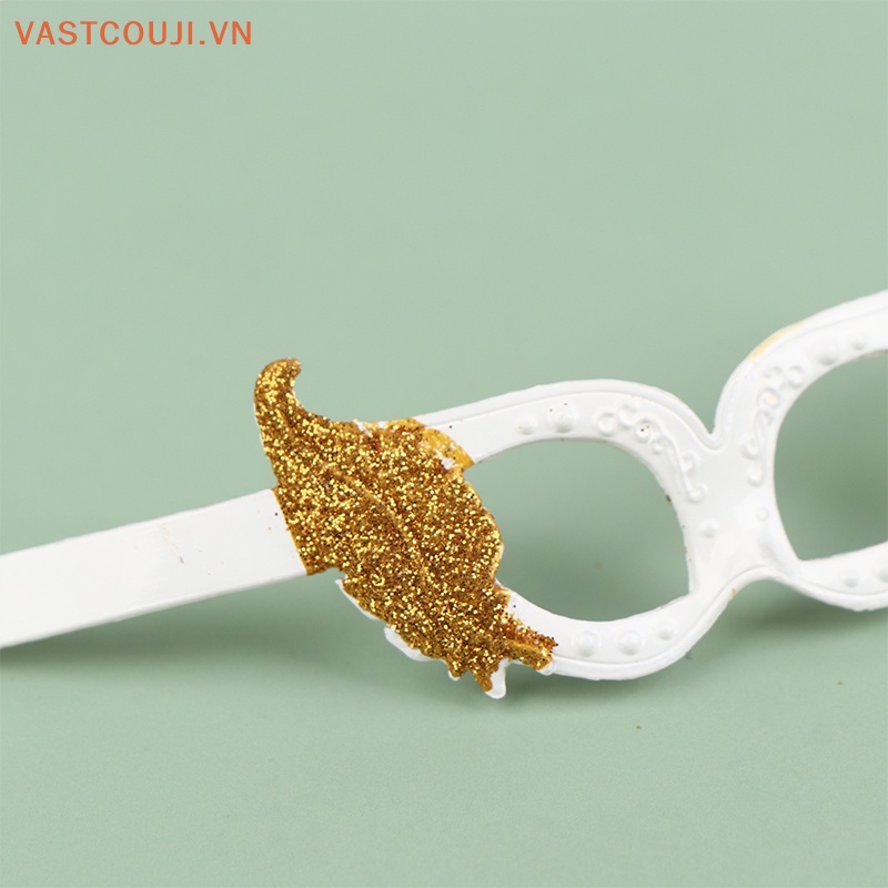 Mặt Nạ Búp Bê VASTJI Mini Đính Lông Vũ Dùng Để Trang Trí Tiệc Hóa Trang