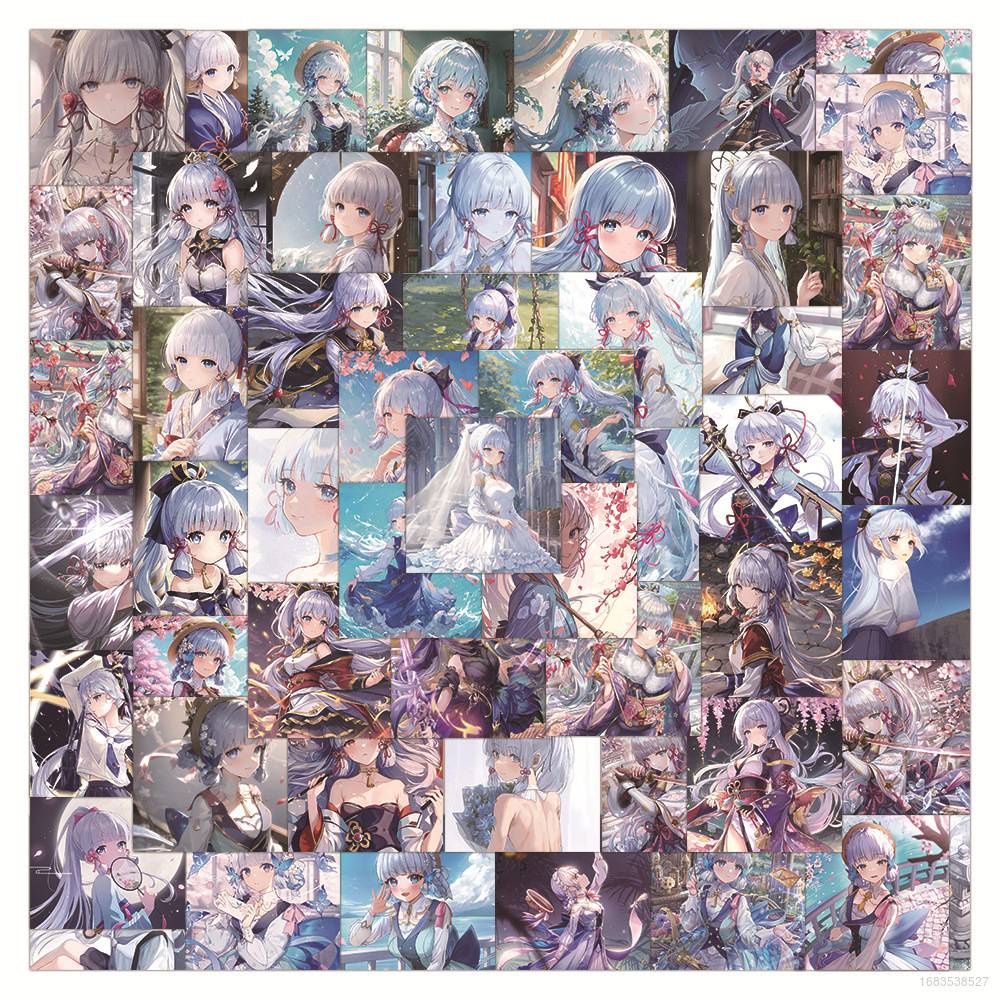 Set 60 Miếng Dán Chống Thấm Nước Hình Công Chúa Ayaka