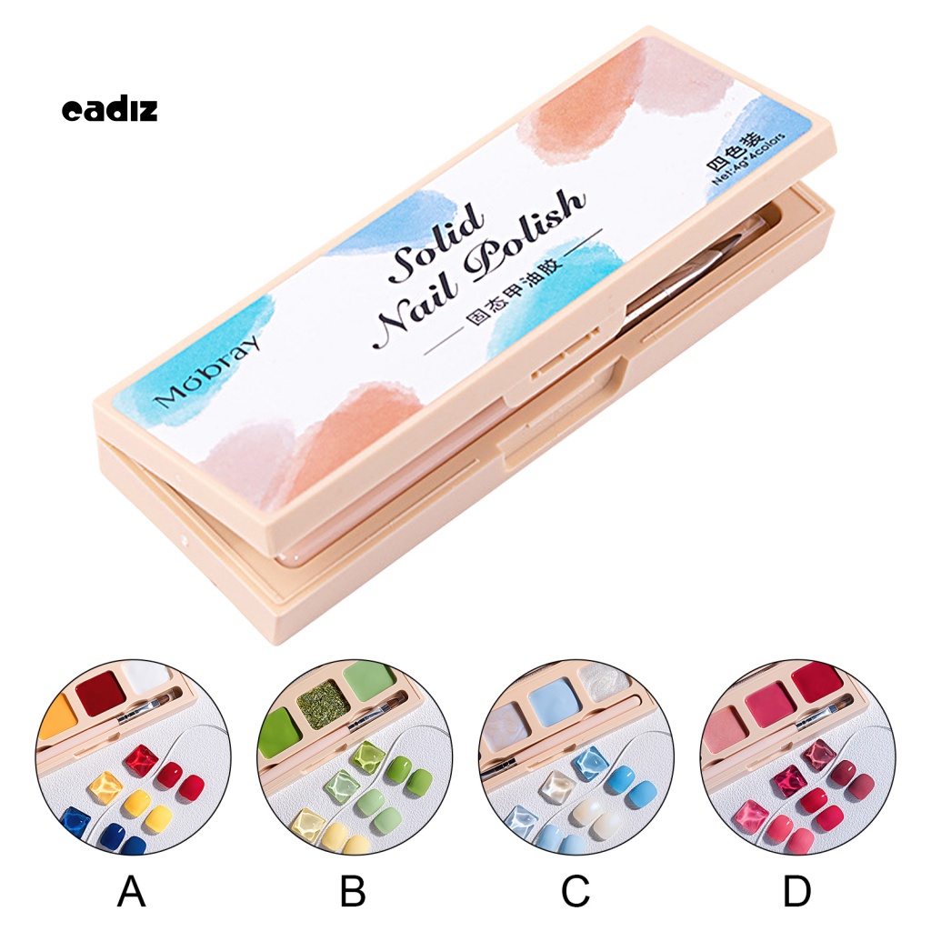 1 Bộ Gel Sơn Móng Tay Không Gây Kích Ứng Kèm Cọ Tiện Dụng DIY