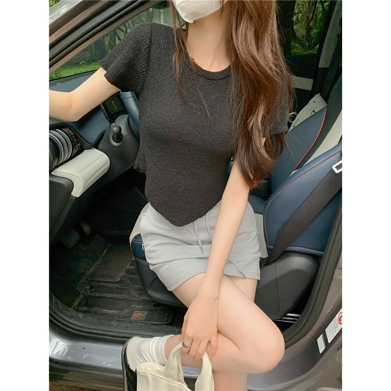 Áo Thun Tay Ngắn Thiết Kế Đơn Giản Thời Trang Mùa Hè Cho Nữ