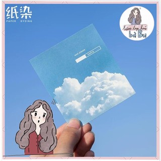 Giấy nền trang trí chủ đề bầu trời xanh