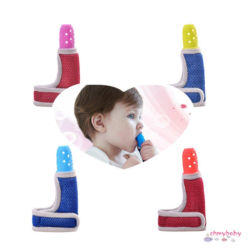 [Sẵn sàng] Silicone Cấp Thực Phẩm 1 Cái Babying Găng Tay Cho Bé Răng Hàm Hở Ngón Trẻ Sơ Sinh Chất Lượng Cao An Toàn [P/7]