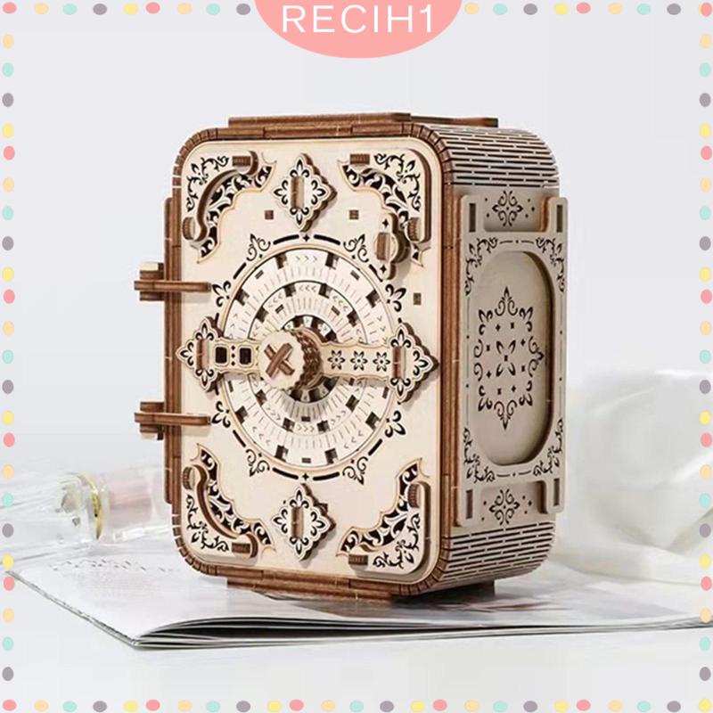 Hộp Nhạc Bằng Gỗ 3D Có Mật Khẩu Dành Cho Gia Đình