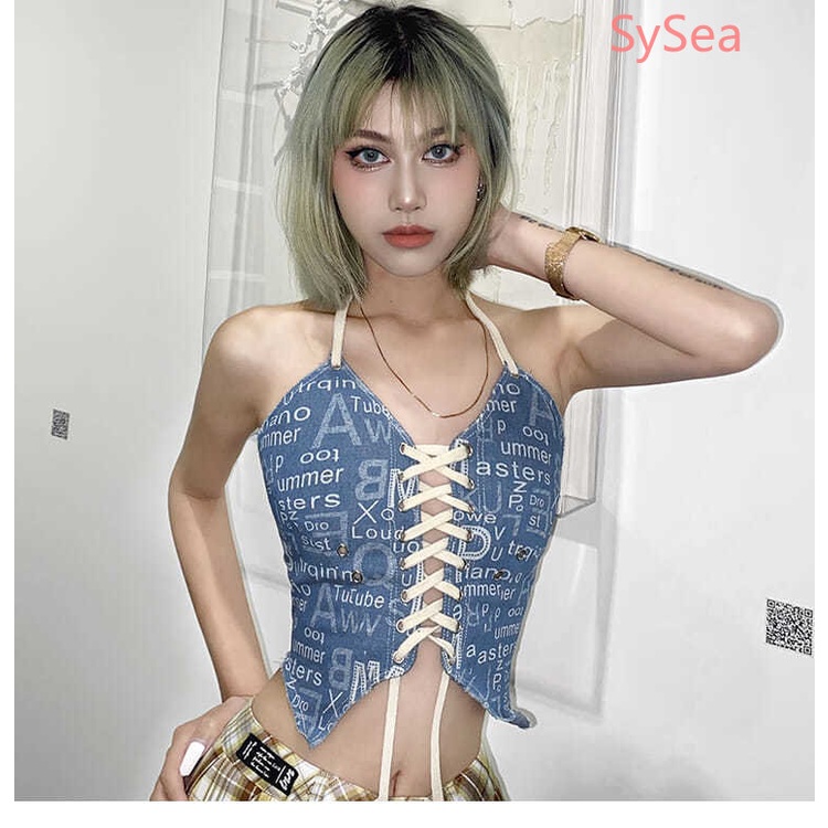 Áo Hai Dây Thiết Kế Quyến Rũ Thời Trang Theo Phong Cách Mỹ Cho Nữ