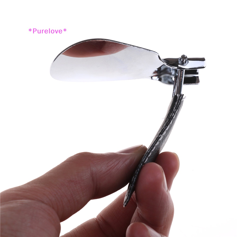 Sừng Giày Da PU Tay Cầm Inox 12 * 3.5cm Gấp Gọn Tiện Dụng